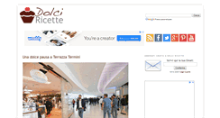 Desktop Screenshot of dolciricette.org